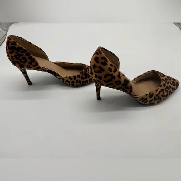 a new day Leopard Print Heels closed toe - Picture 4 of 6